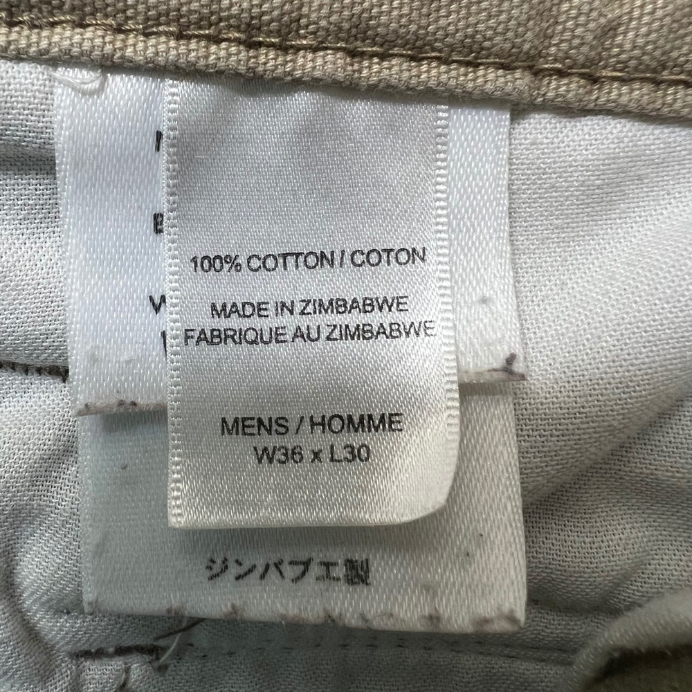 Eddie Bauer Men's Cargo Pants‎ Khaki 36x30 Cotton Outdoor Hiking Workwear Casual - Picture 6 of 9